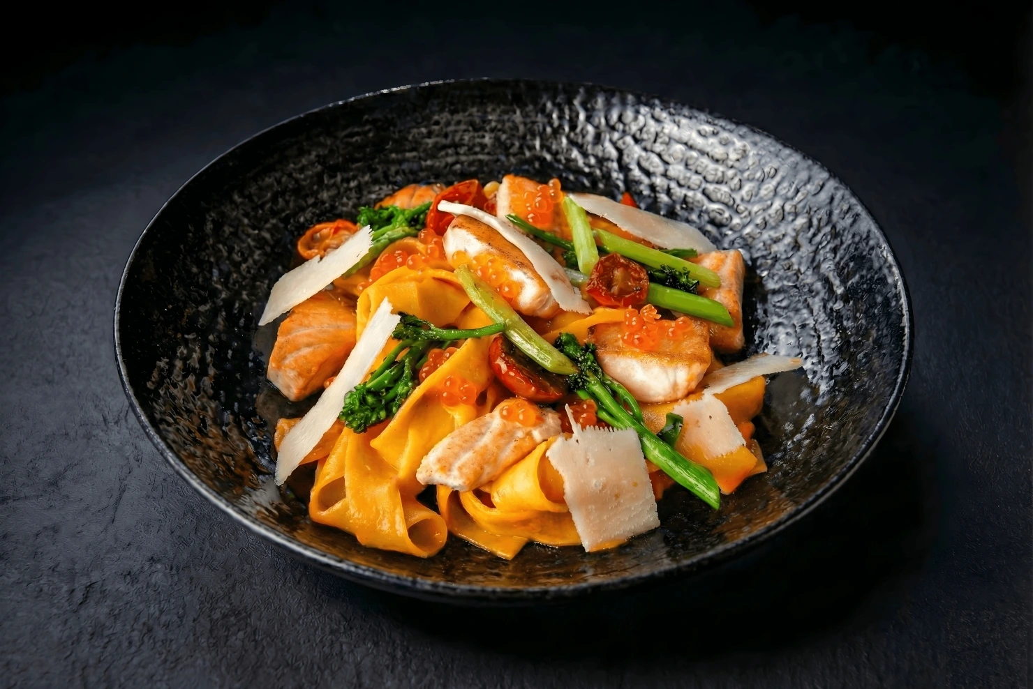 PAPPARDELLE WITH SALMON
